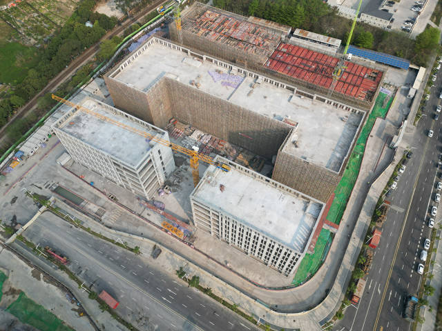 粤港澳大湾区数创园封顶。